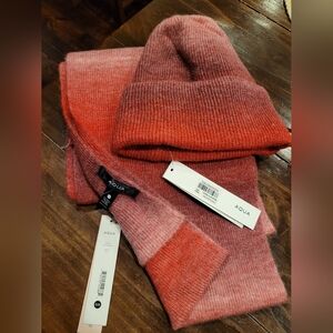 Aqua Wool Scarf And Beanie